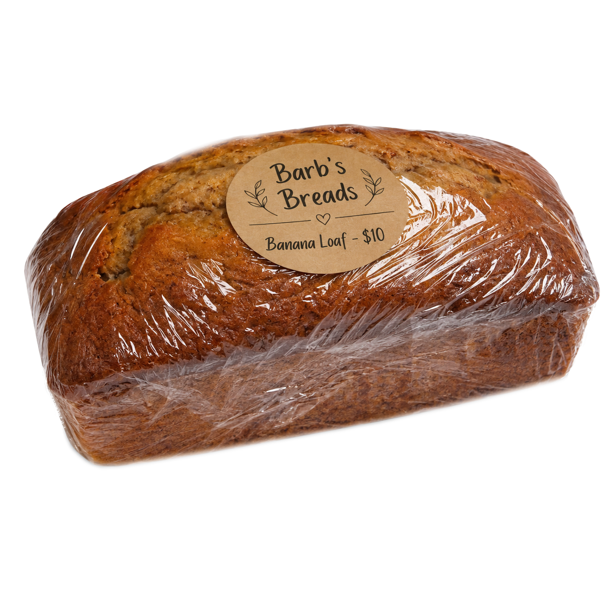 A wrapped loaf sold by a casual retailer